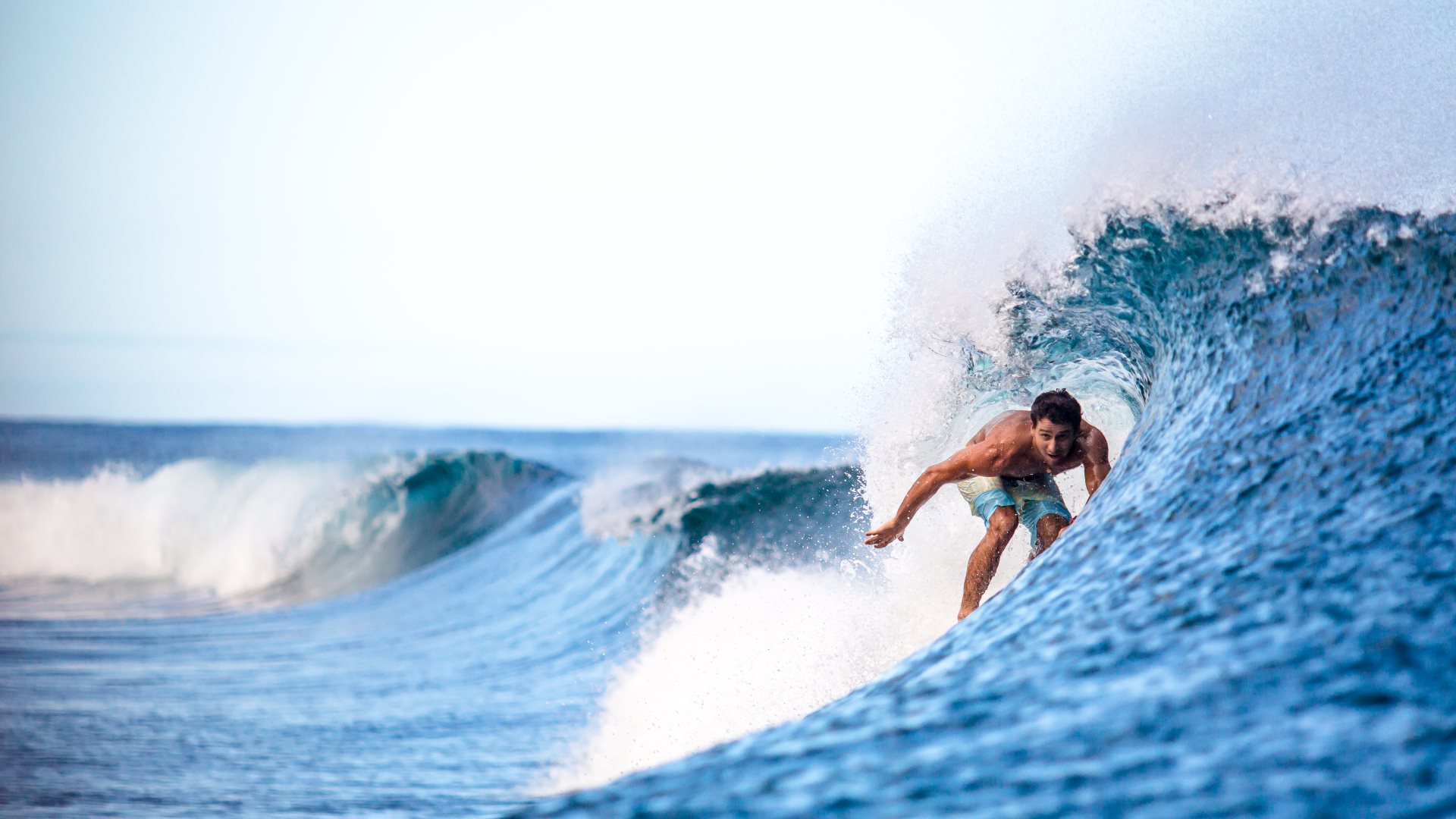 Longboard Surfing Wallpaper Surfer on wave for hd hdtv