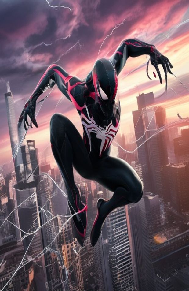 Black Spiderman Wallpaper