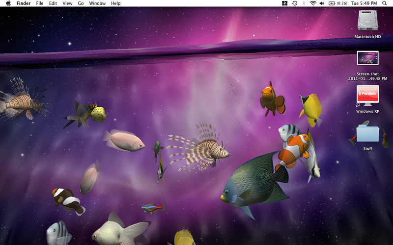 Live Wallpaper Screensaver Desktop Aquarium 3d