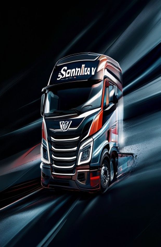 Scania V8 Logo Wallpaper