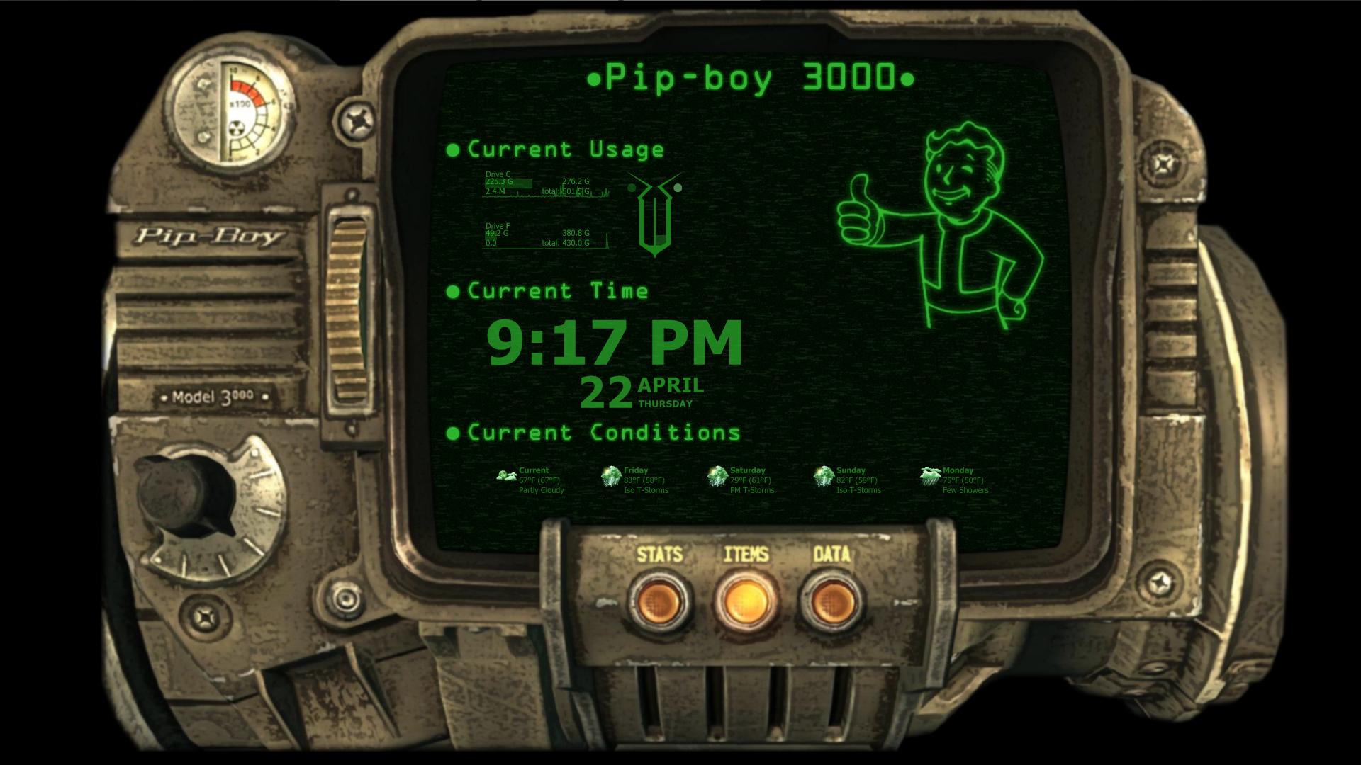 Fallout Pip Boy Pointless And Poorly Done HD Wallpaper General