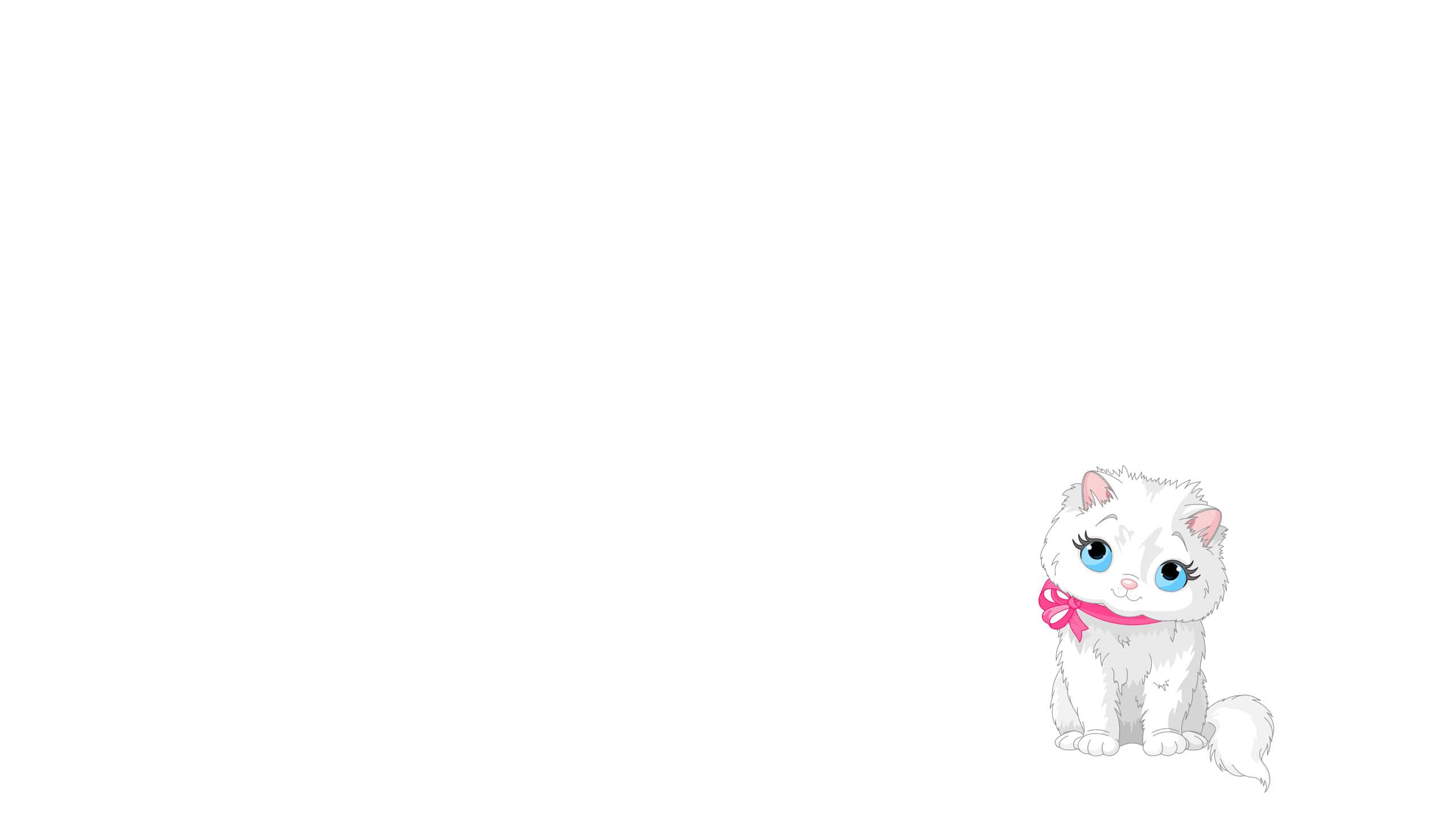 Cute White Wallpaper