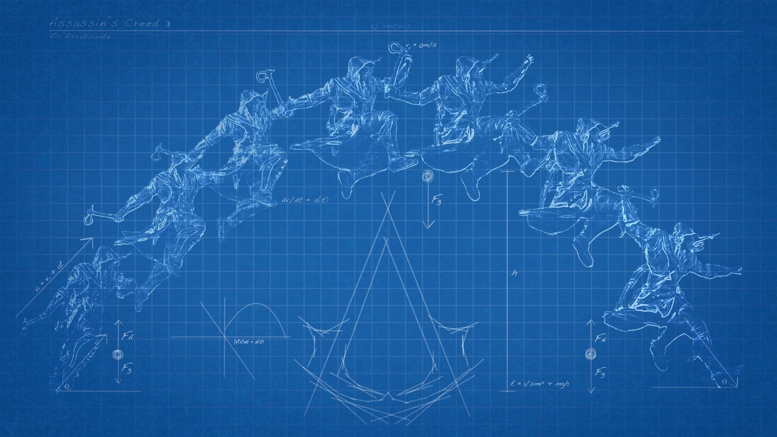 Assassins Creed Blueprint Wallpaper by