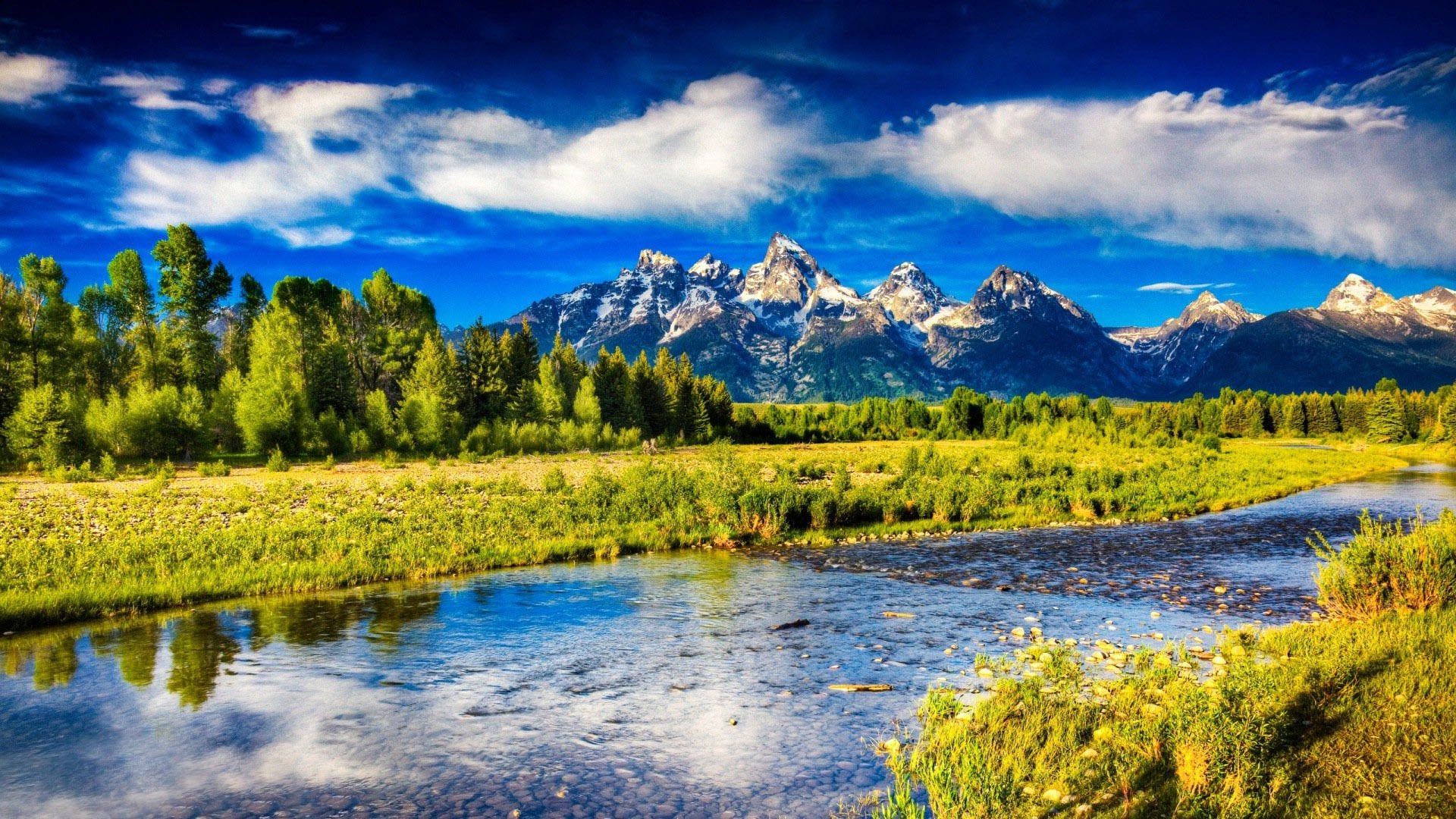 Spring River Wallpaper