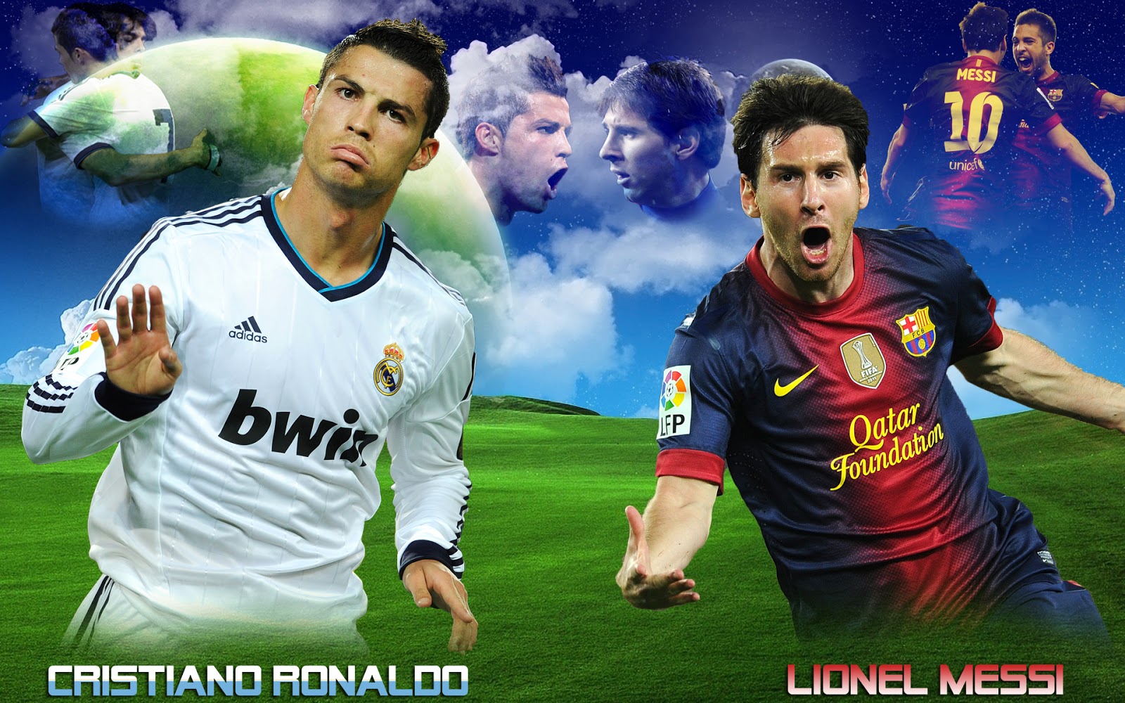 Cristiano Ronaldo Vs Lionel Messi Wallpaper HD