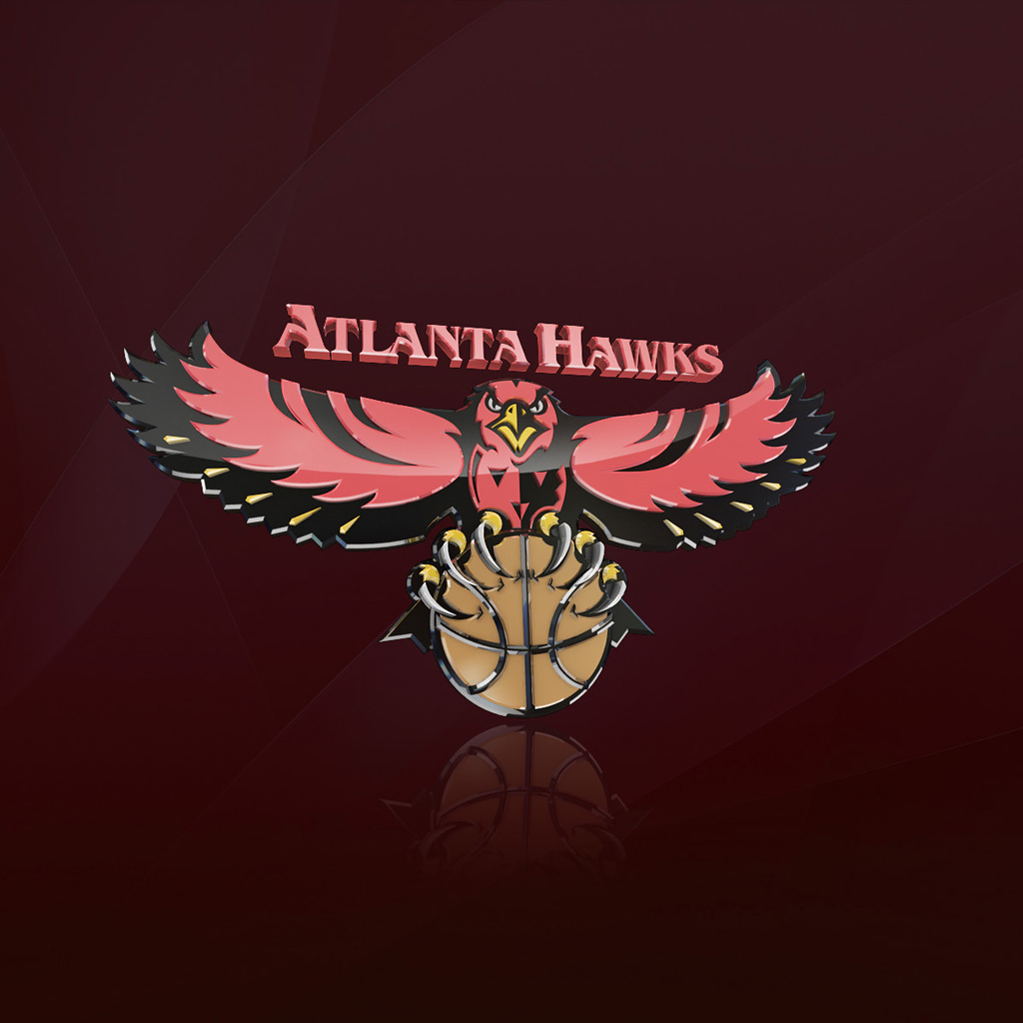 Atlanta Hawks iPad Air Wallpaper Retina And