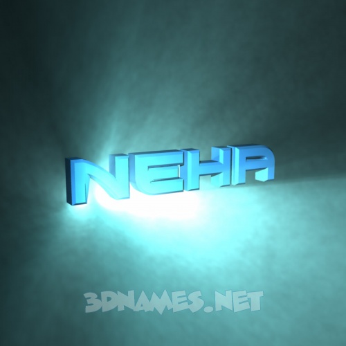 3d Name Wallpaper Neha How to download this name 500x500