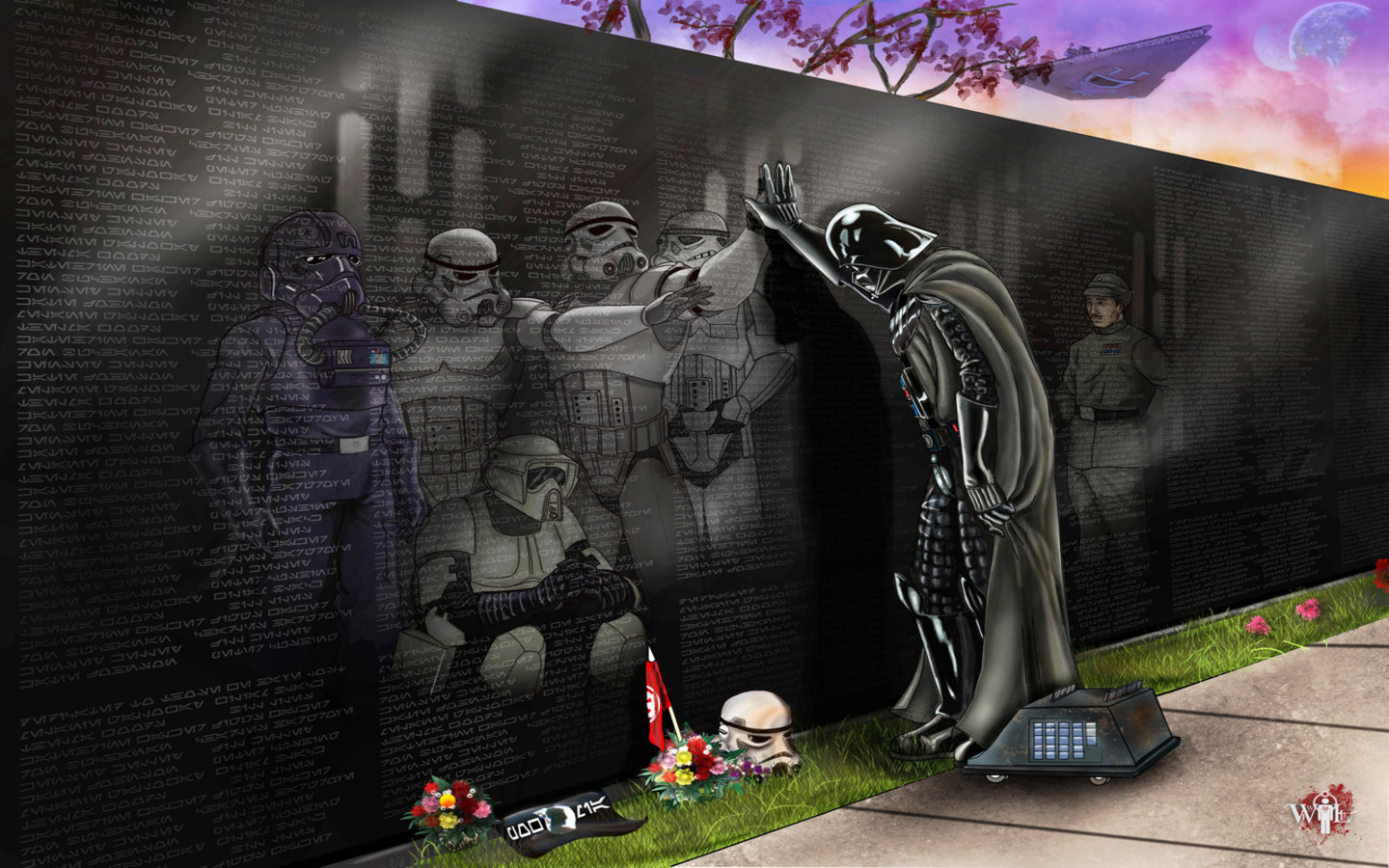 Star Wars Wallpaper Stormtroopers Darth Vader