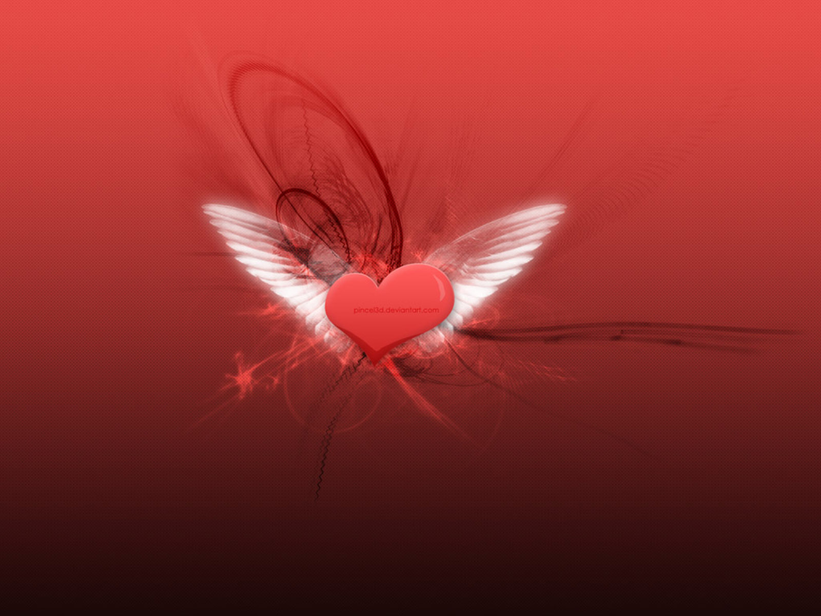 Love Heart wallpaper 1600x1200