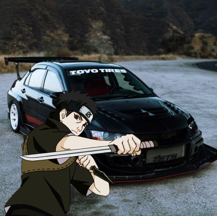 Shisui Uchiha X Mitsubishi Lancer Evolution Anime