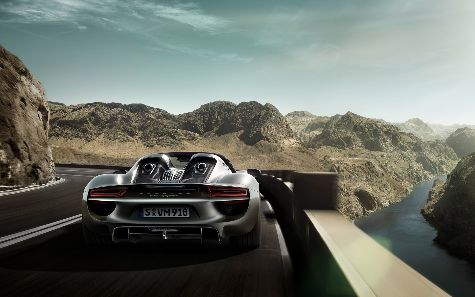 Porsche Spyder Full HD Wallpaper Grivu