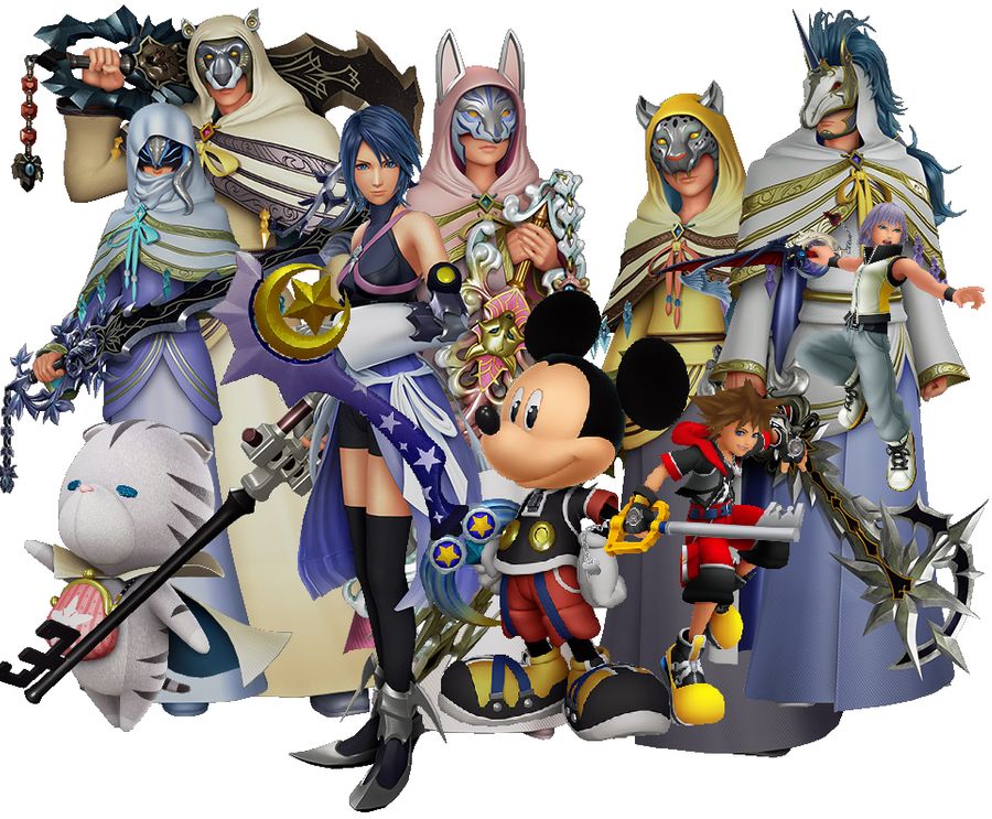 Kingdom Hearts II8 ReMIX Background by masquaradez on