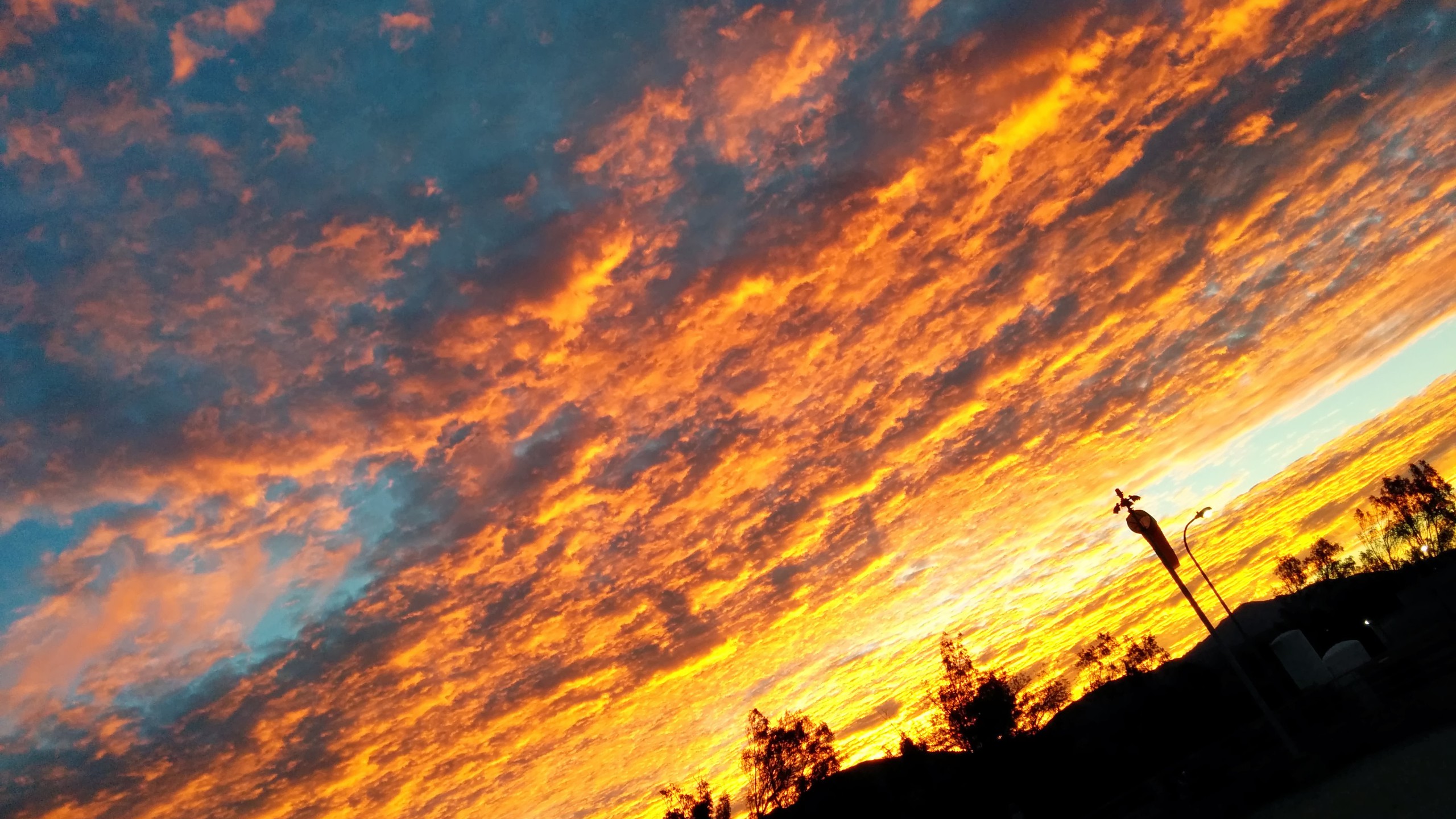 Botpost Sunrise On A HeliPad Sylmar California I