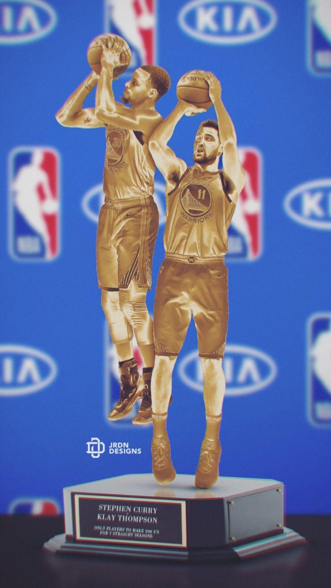 Stephen Curry And Klay Thompson Wallpaper Golden