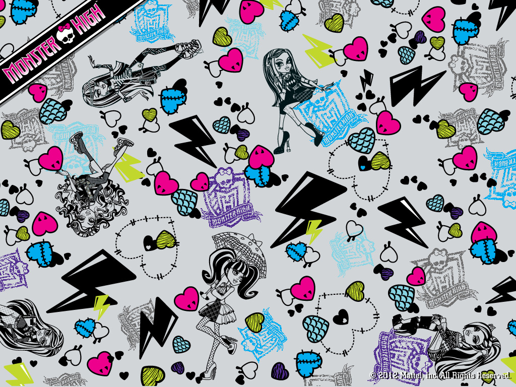Monster High Image Collage Wallpaper