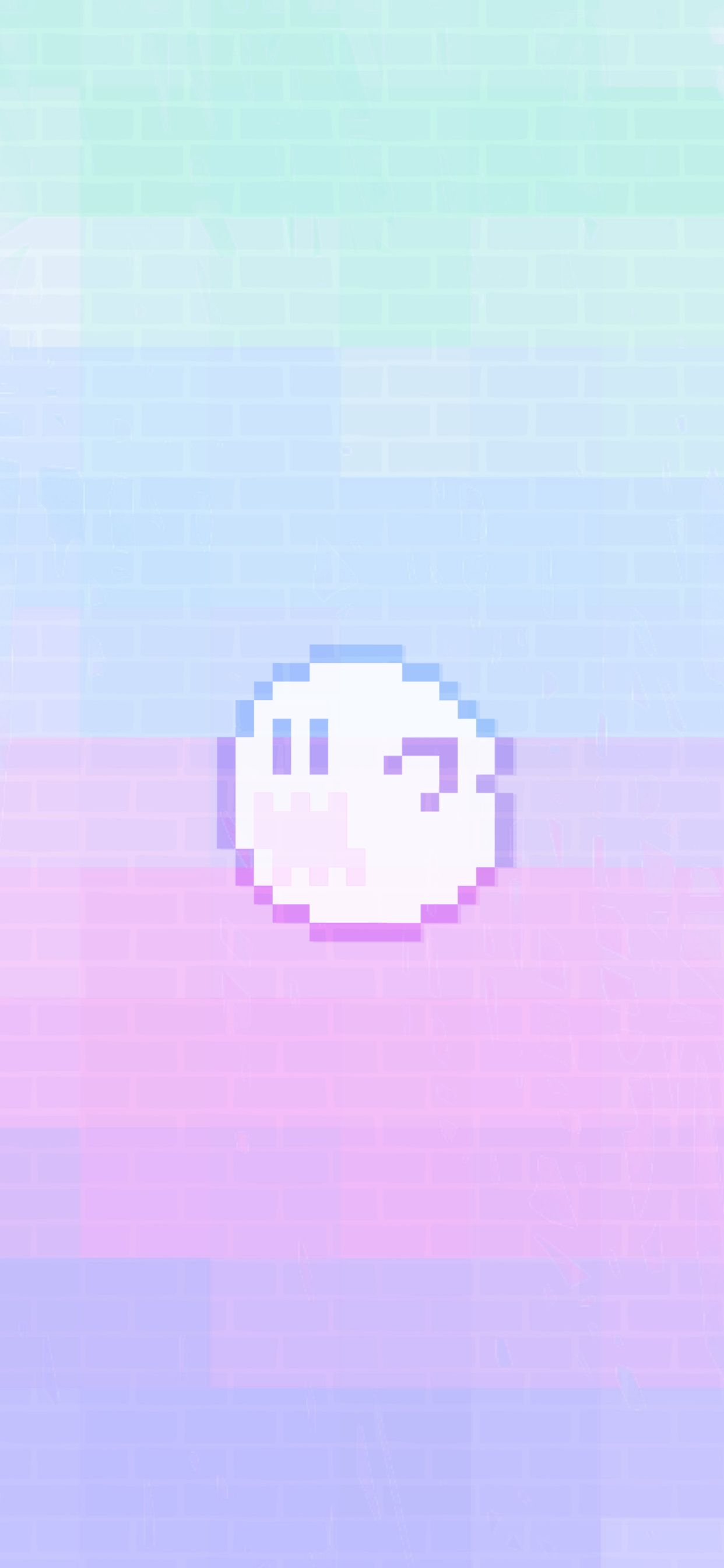 Pixel Pastel Wallpaper Pink Android Holographic