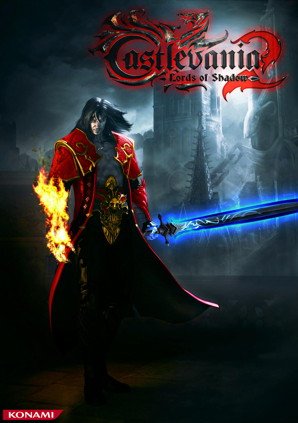 Castlevania 2 Lords of Shadow [Dracula Wallpaper] by Chaos217 on