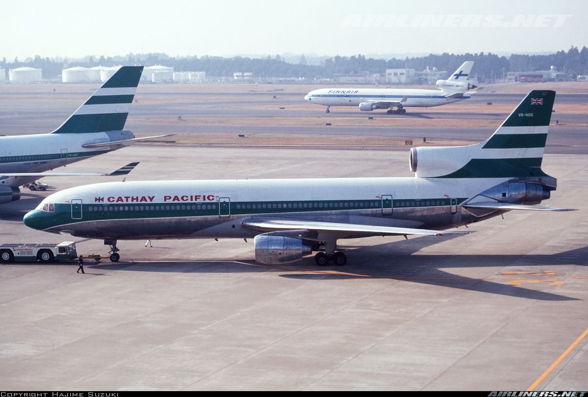 Lockheed L Tristar Cathay Pacific Airways Aviao
