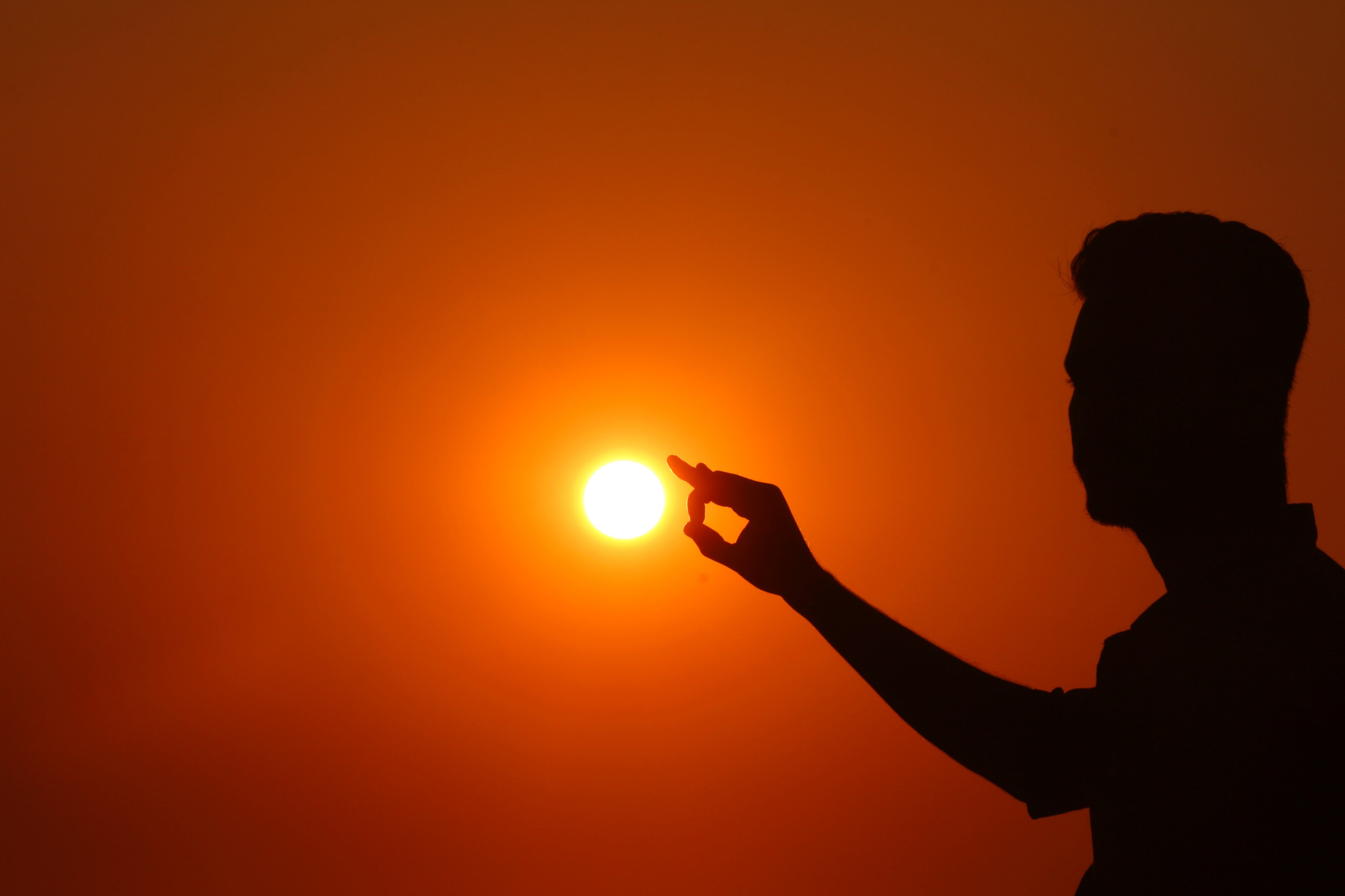 Boy In Sunset Shadow 4k HD Wallpaper