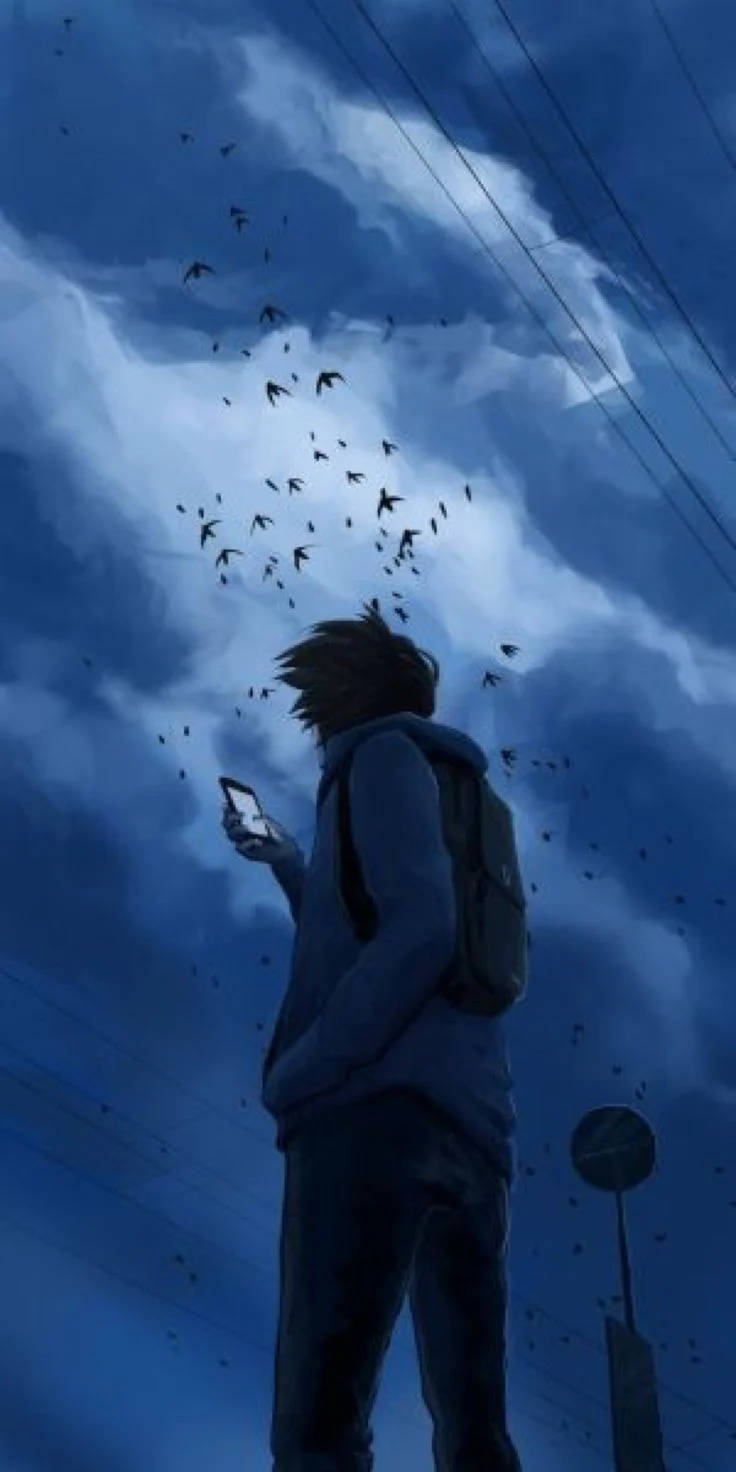 Alone Boy Anime Wallpaper