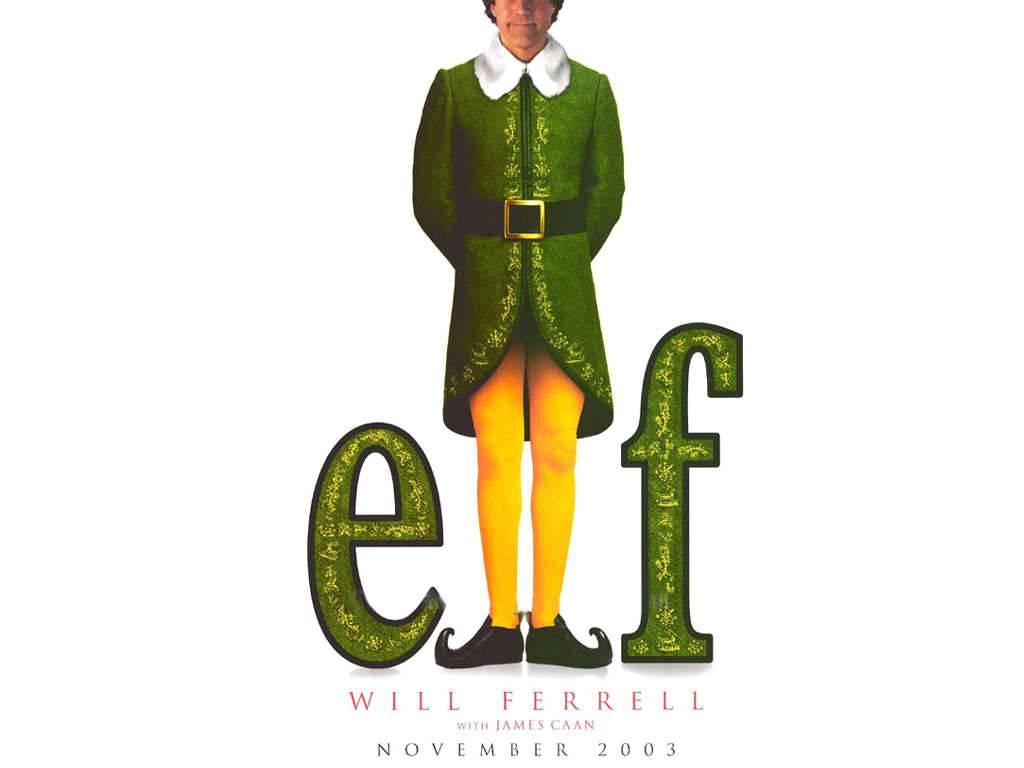 Elf Movie Poster Wallpaper   Comedy Movies Wallpaper 1024x768