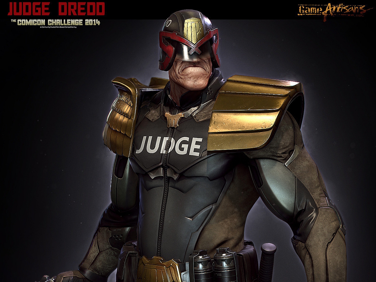 Judge Dredd Puter Wallpaper Desktop Background