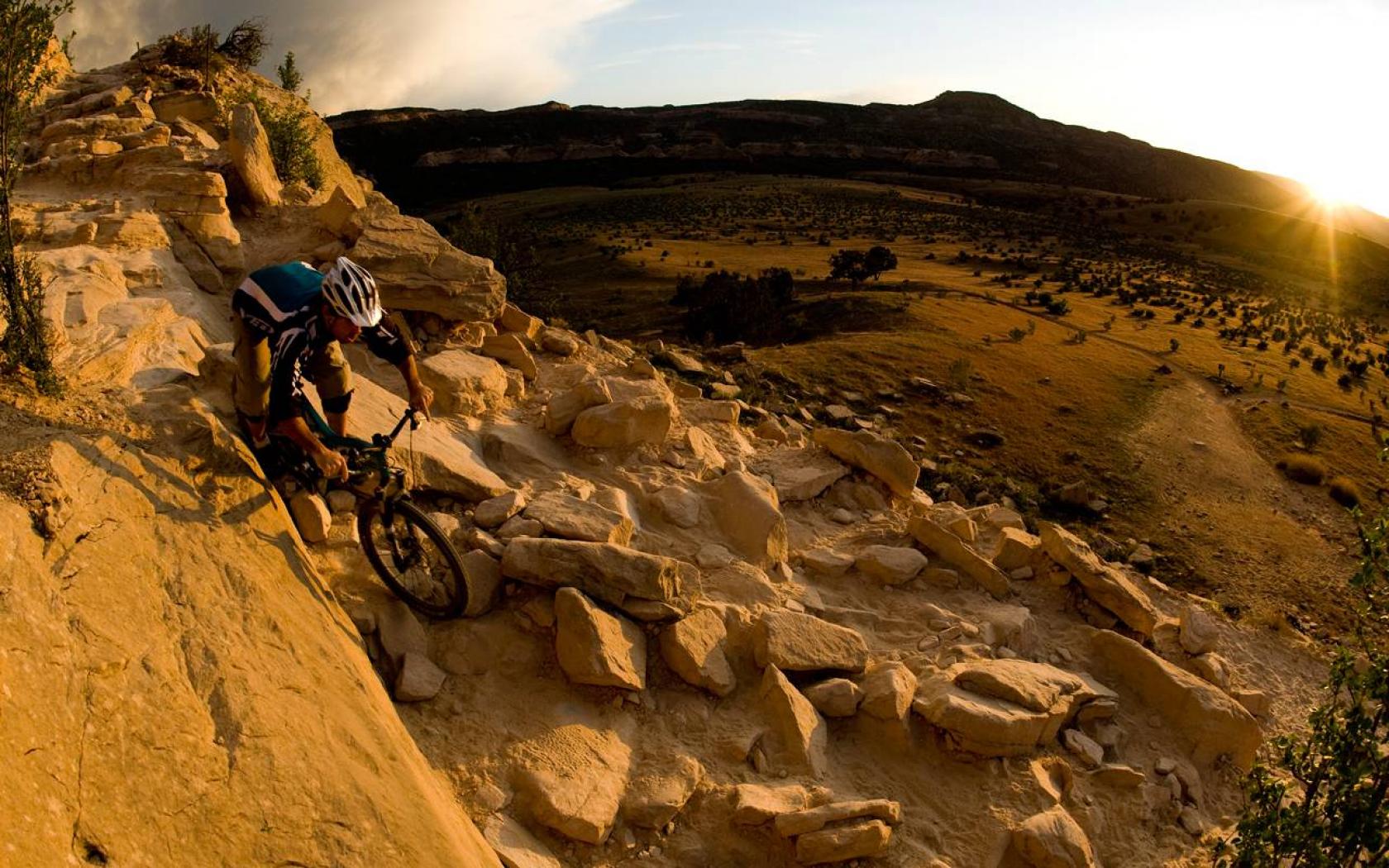 Hill Mountain Biking Wallpaper High Quality And Resolution