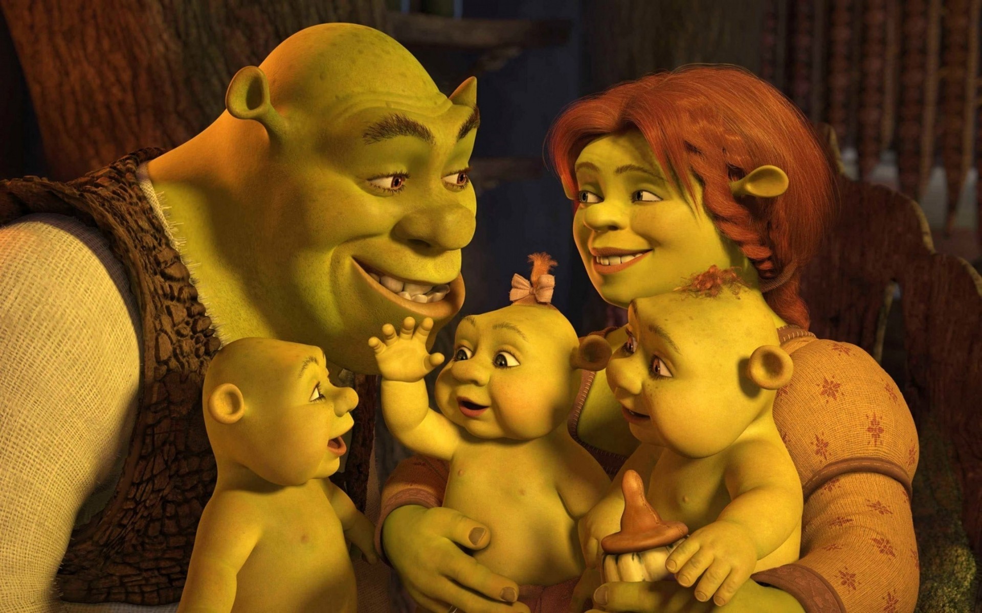 Shrek S Family Wallpaper