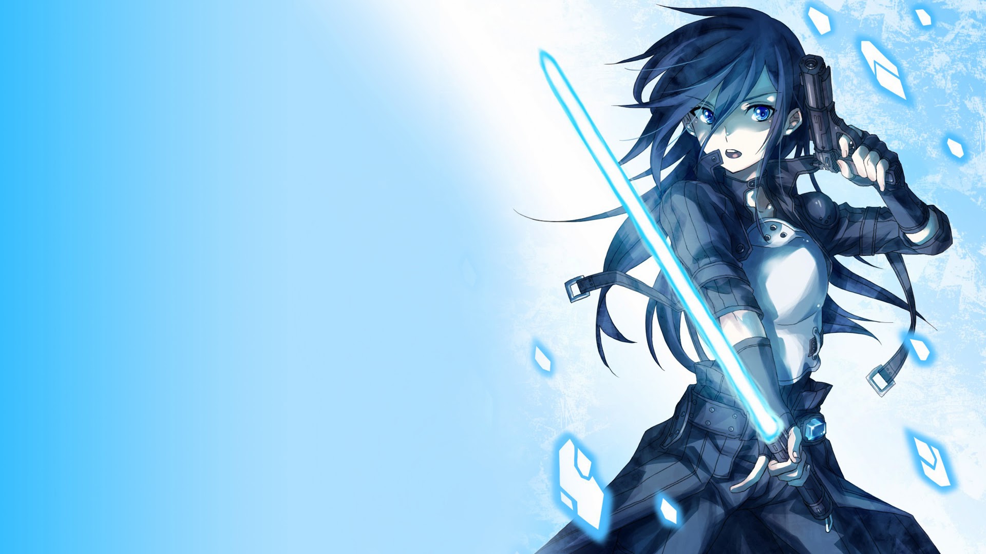 Kirito Sword Art Online Gun Gale Anime HD Wallpaper