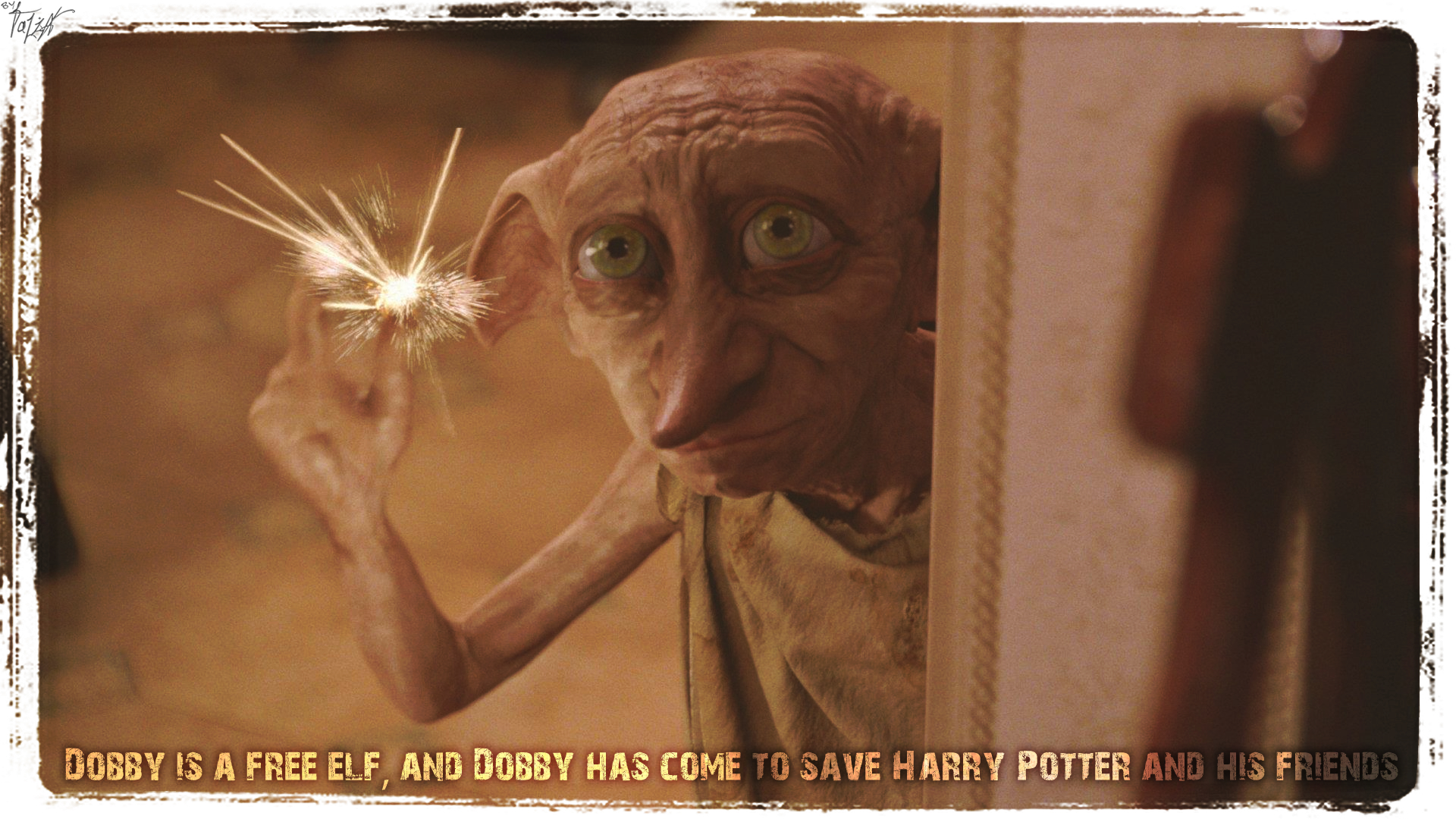 Cheerful Tornado D Is For Dobby And Dumbledore