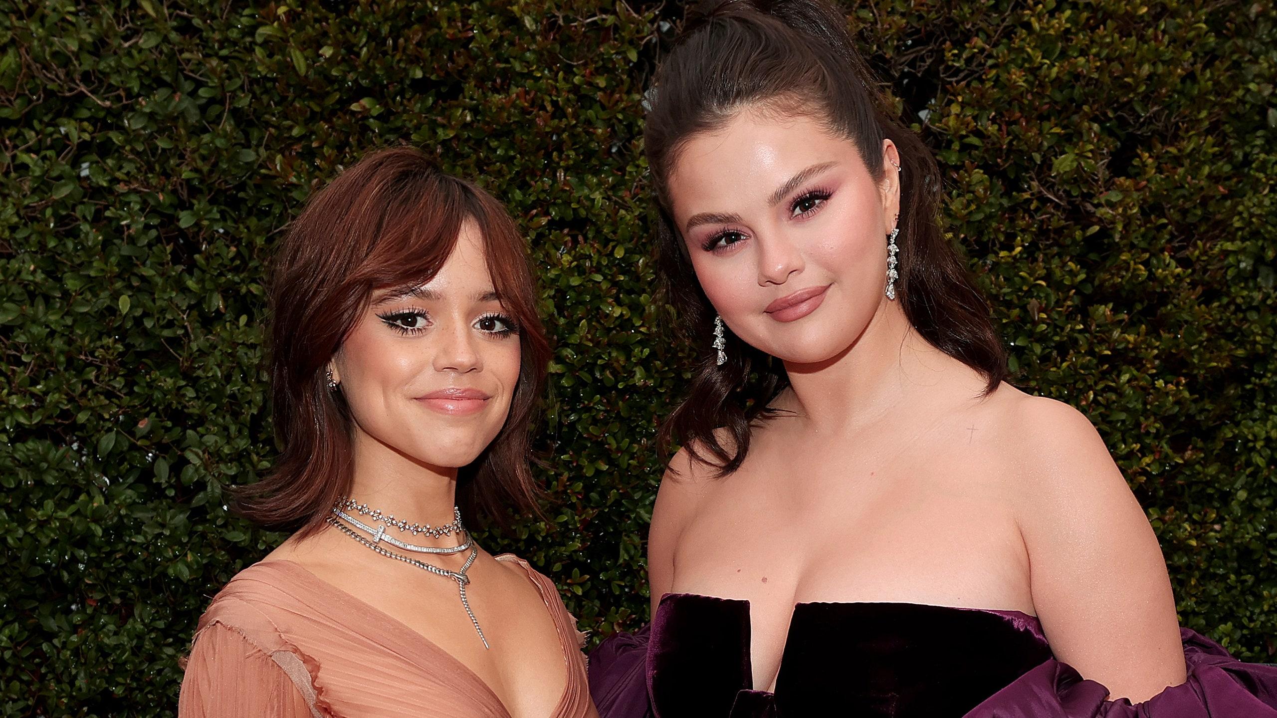 Jenna Ortega And Selena Gomez Attended The Golden Globes Red