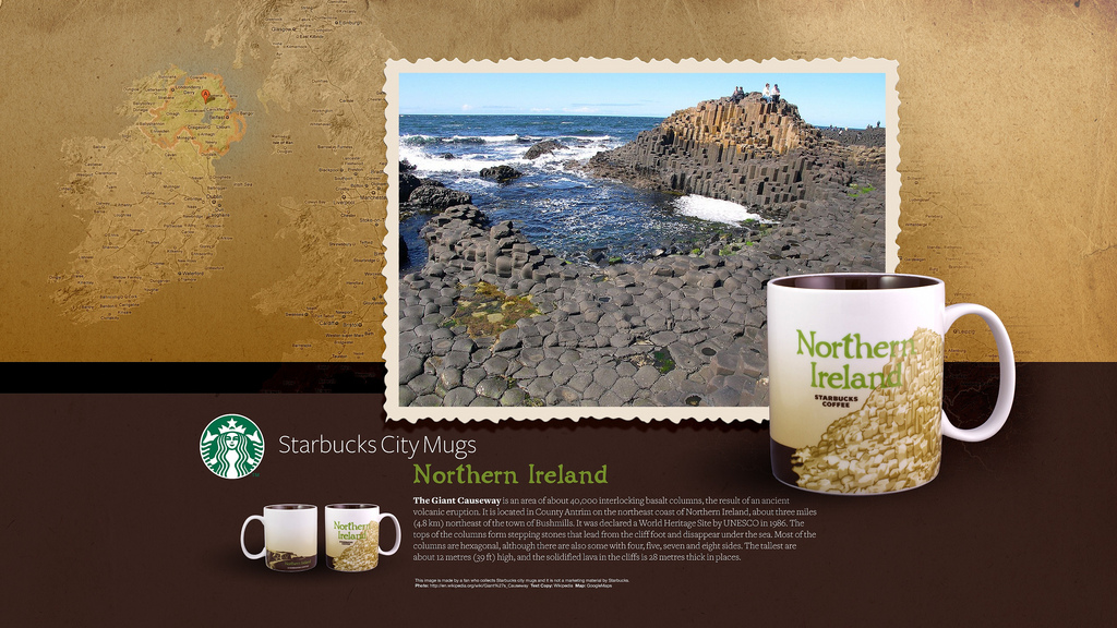 Starbucks City Mug Northern Ireland Desktop Wallpaper A Photo On