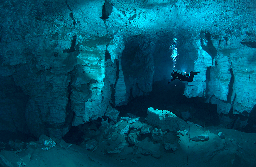 Cave Diving In The Urals Orda Perm Region Askural