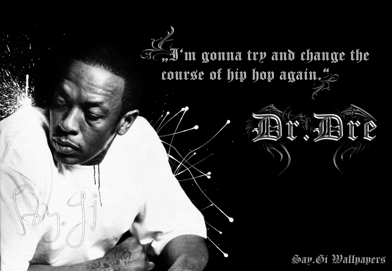 Dr Dre Rappers Wallpaper Black And White Hip Hop
