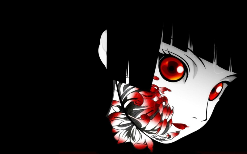 Red Eyes Anime Girls Wallpaper