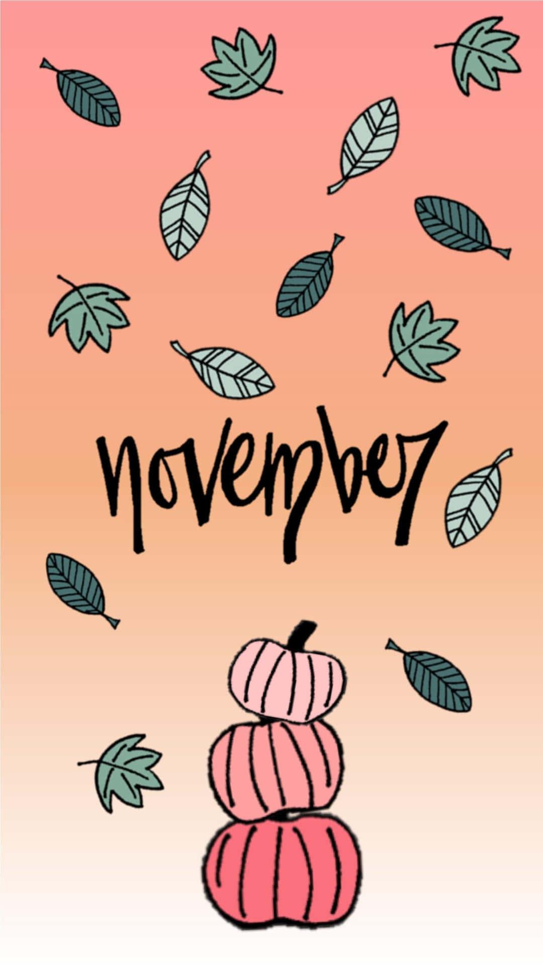Enjoy The Beauty Of Aesthetic November Wallpaper