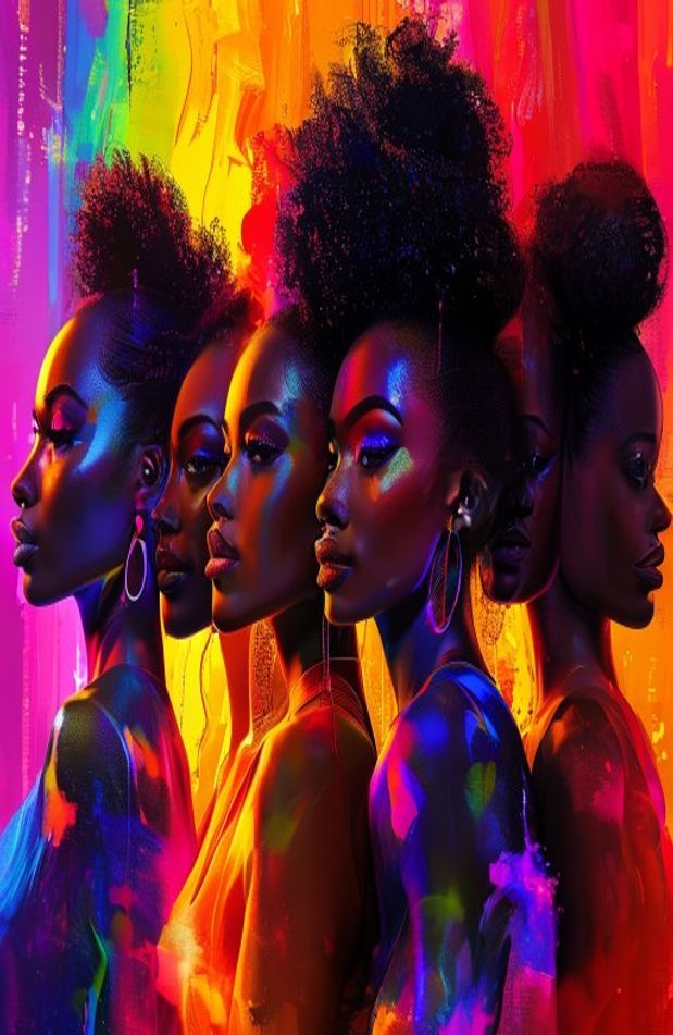 Beautiful Black Women Wallpaper