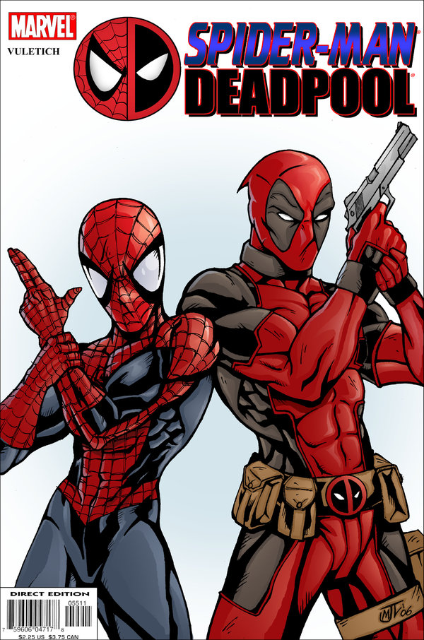 Spider Man And Deadpool By Vulture34