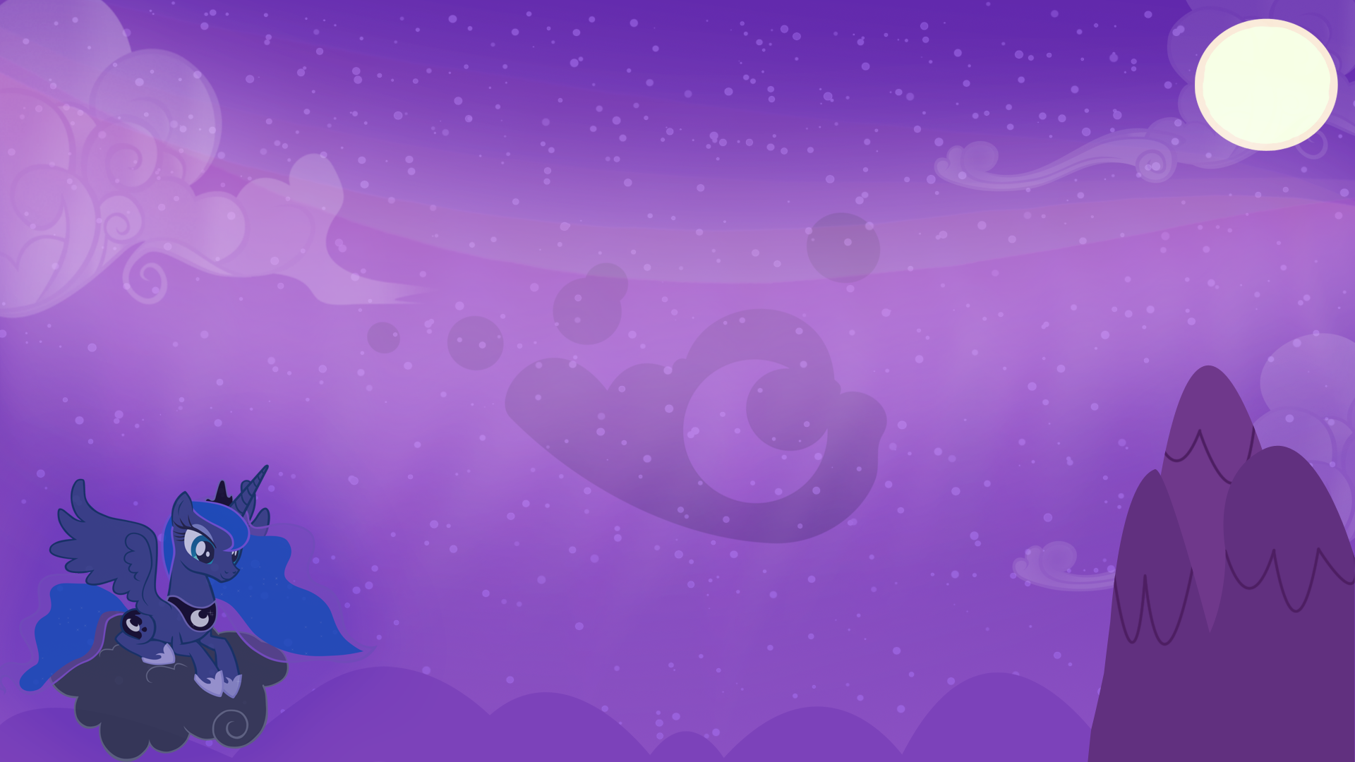 Luna Dream My Little Pony Friendship Is Magic Wallpaper