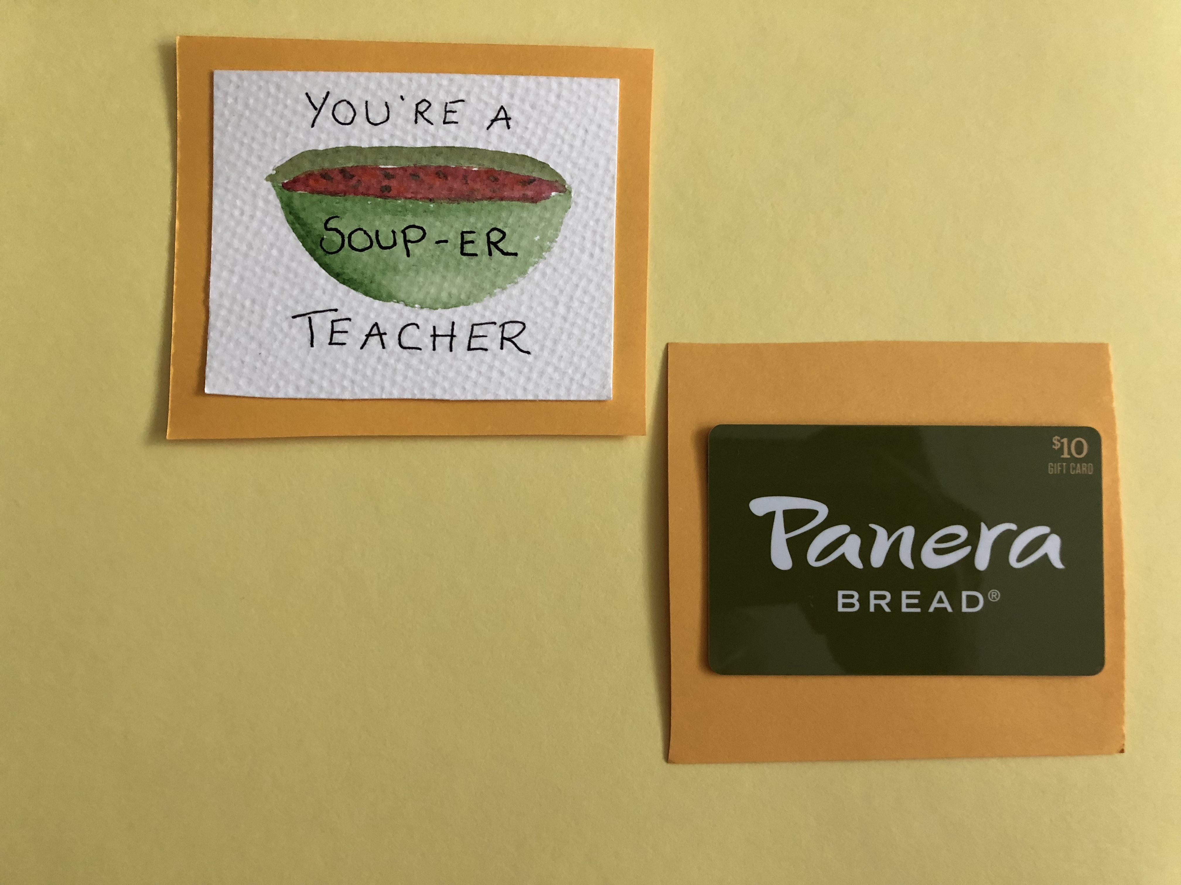 Free download Teacher appreciation week Panera gift card Teacher