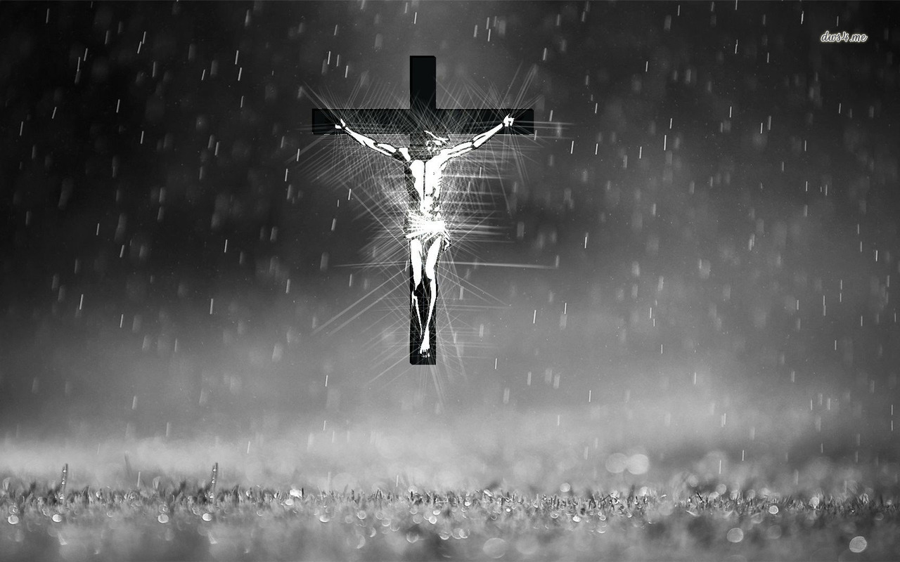 Jesus On The Cross Digital Art Wallpaper