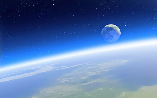 Desktop Wallpaper Earth And Moon Live