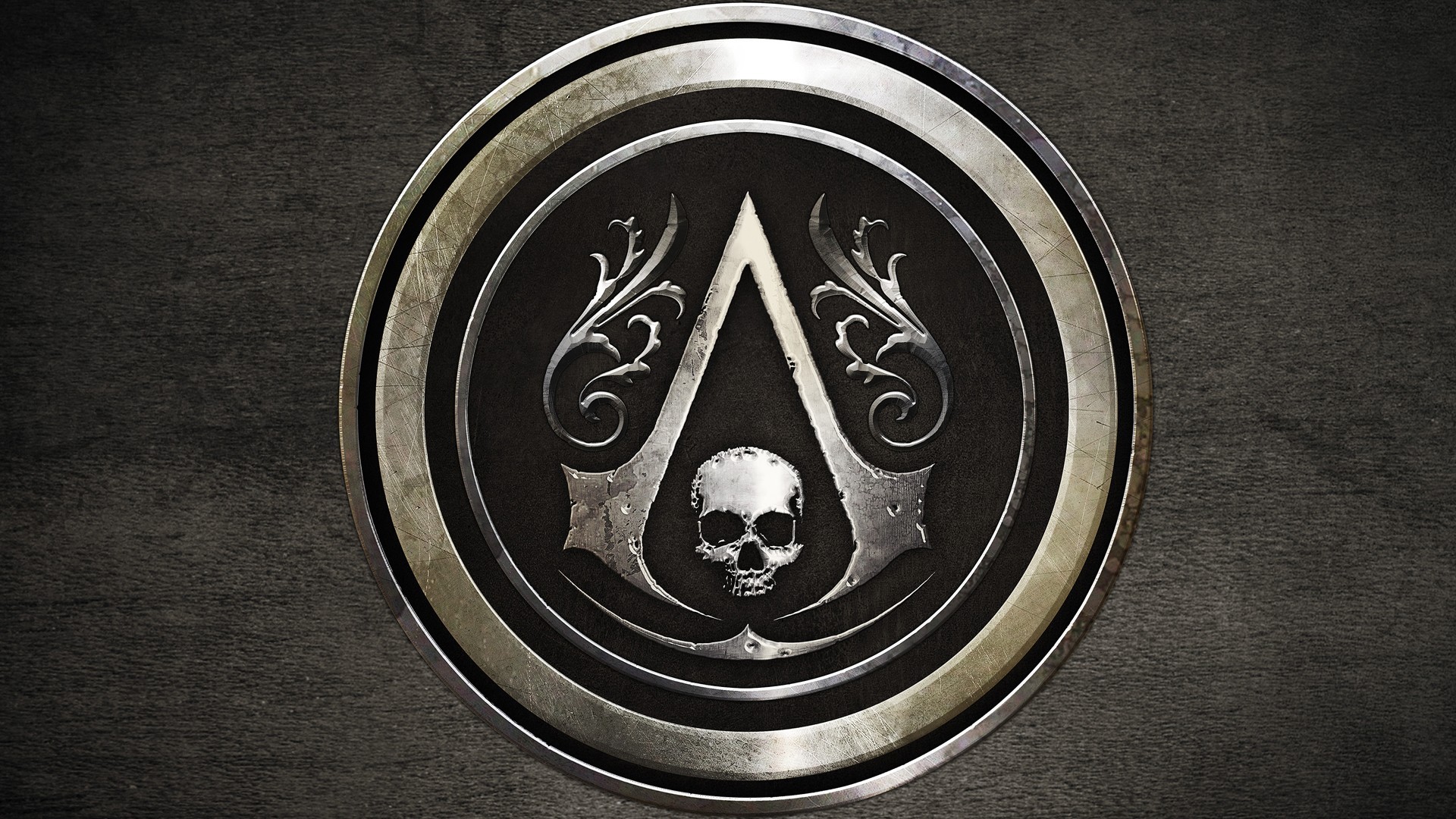Assassins Creed Black Flag Logo HD Wallpaper Background