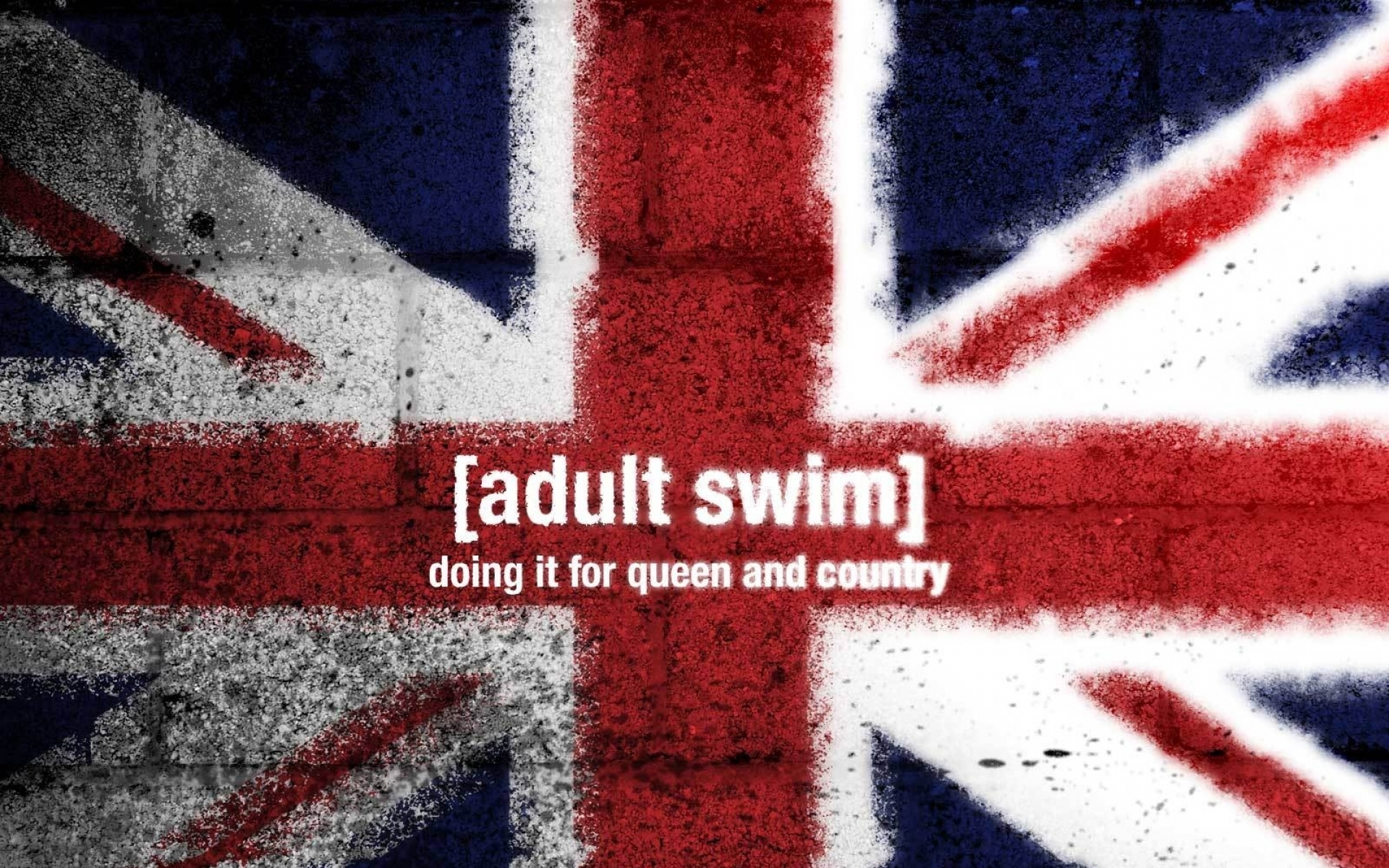 Flags Adult Swim United Kingdom Logos Television Wallpaper