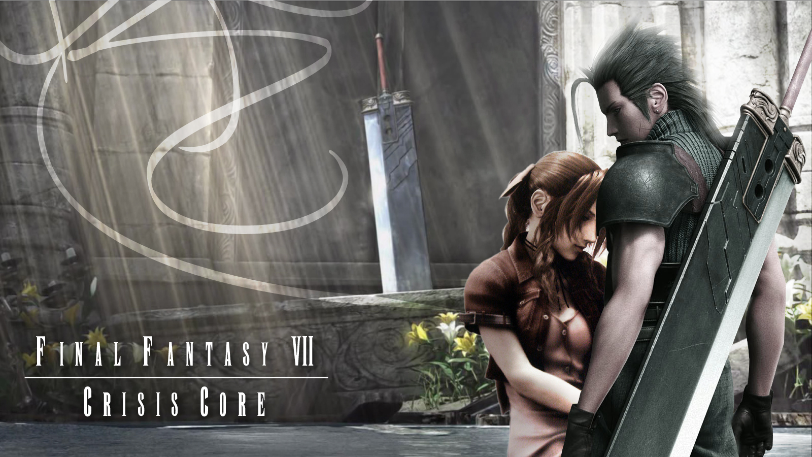 Zack And Aerith Wallpaper By Evilmerc8