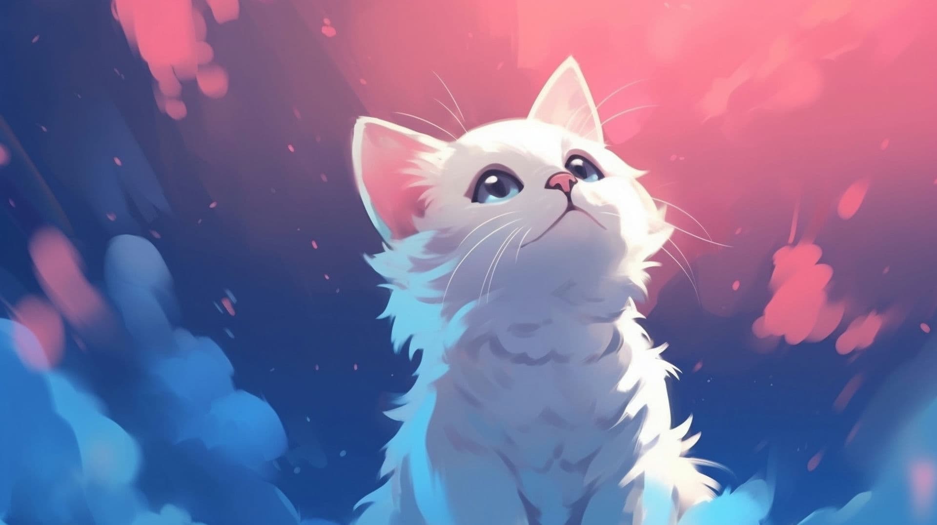 Cute Cats Background For Your Desktop And Phone Wallpaper