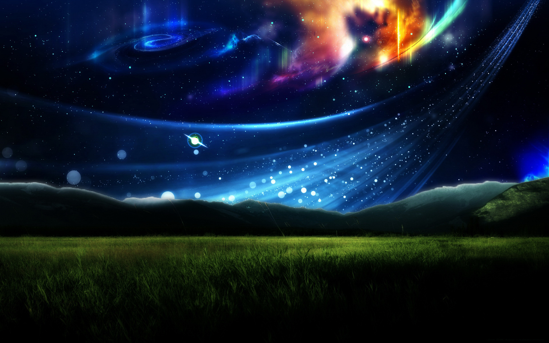Night Sky Scenery Dream Wallpaper Desktop Background