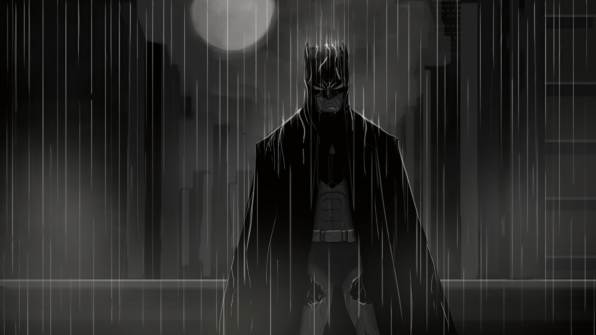 Batman Under The Rain 4k Laptop Full HD 1080p