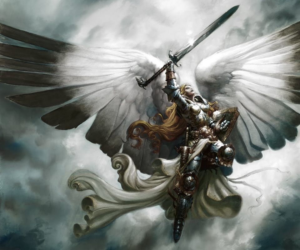 Angel Fantasy Wings Swords