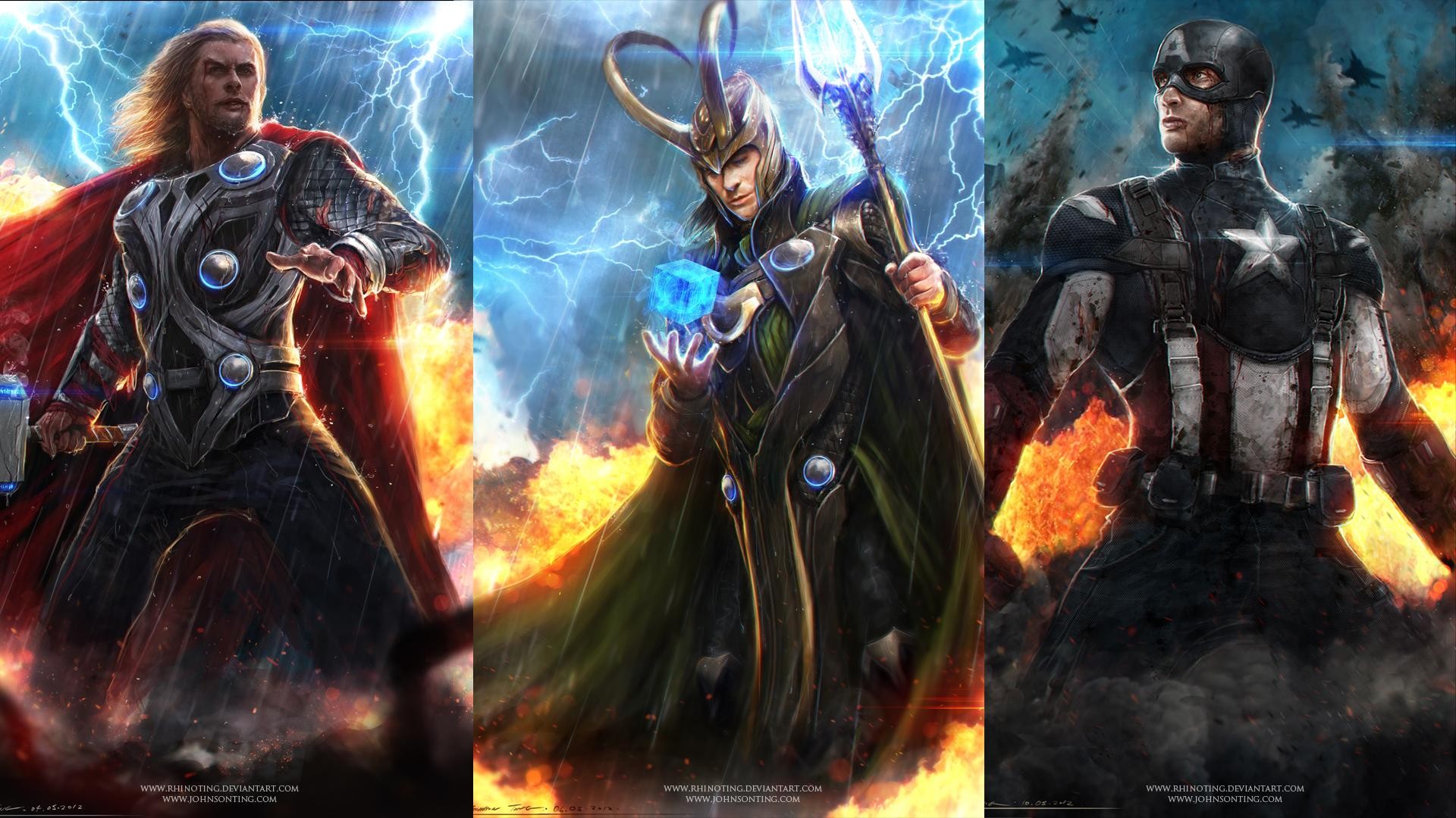 New Thor HD Background Wallpaper